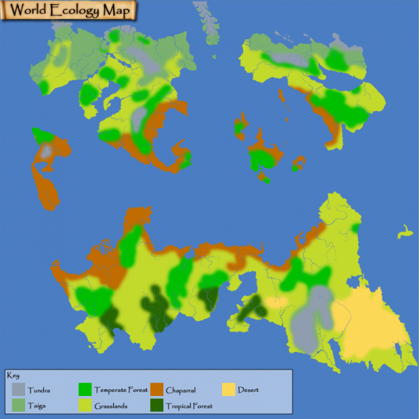 World Ecology Map